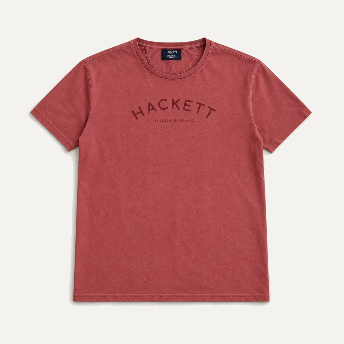 Camiseta color marsala de Hackett